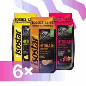 Isostar Hydrate & Perform Ecosize pulber 1.5kg x 6 
