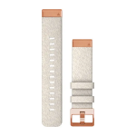 Garmin QuickFit 20 Watch Band Cream Nylon Rose - Pulksteņu siksniņas