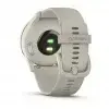 Garmin Vivomove Trend French Grey Kuldne roostevaba terasest korpus prantsuse halli korpuse ja silikoonist käerihmaga.