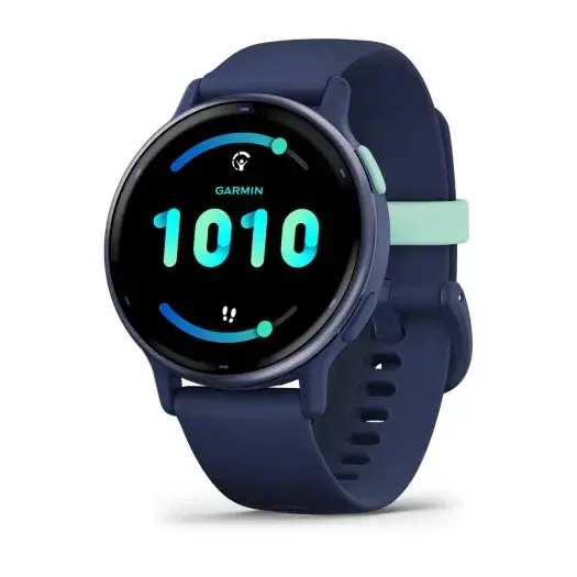 Garmin Vivoactive 5 Blue Metallist tumesinine alumiiniumist korpus tumesinise korpuse ja silikoonist kellarihmaga