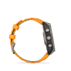 Garmin Fenix 8 AMOLED Sapphire Graphite Orange 51mm Titaanist erksavärvilise oranži rihmaga