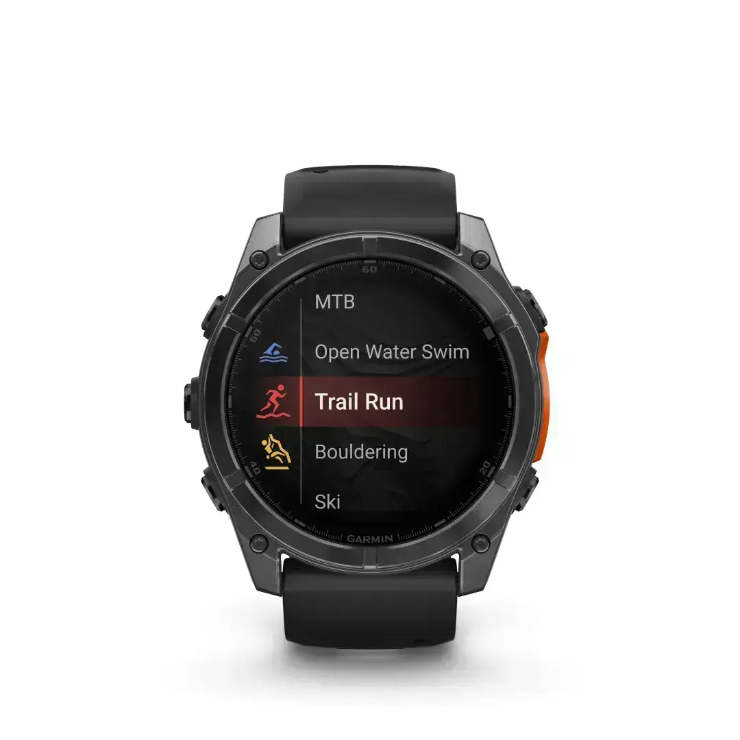 Garmin Fenix 8 AMOLED Slate Gray Black 51mm Kivi hall musta rihmaga 51mm