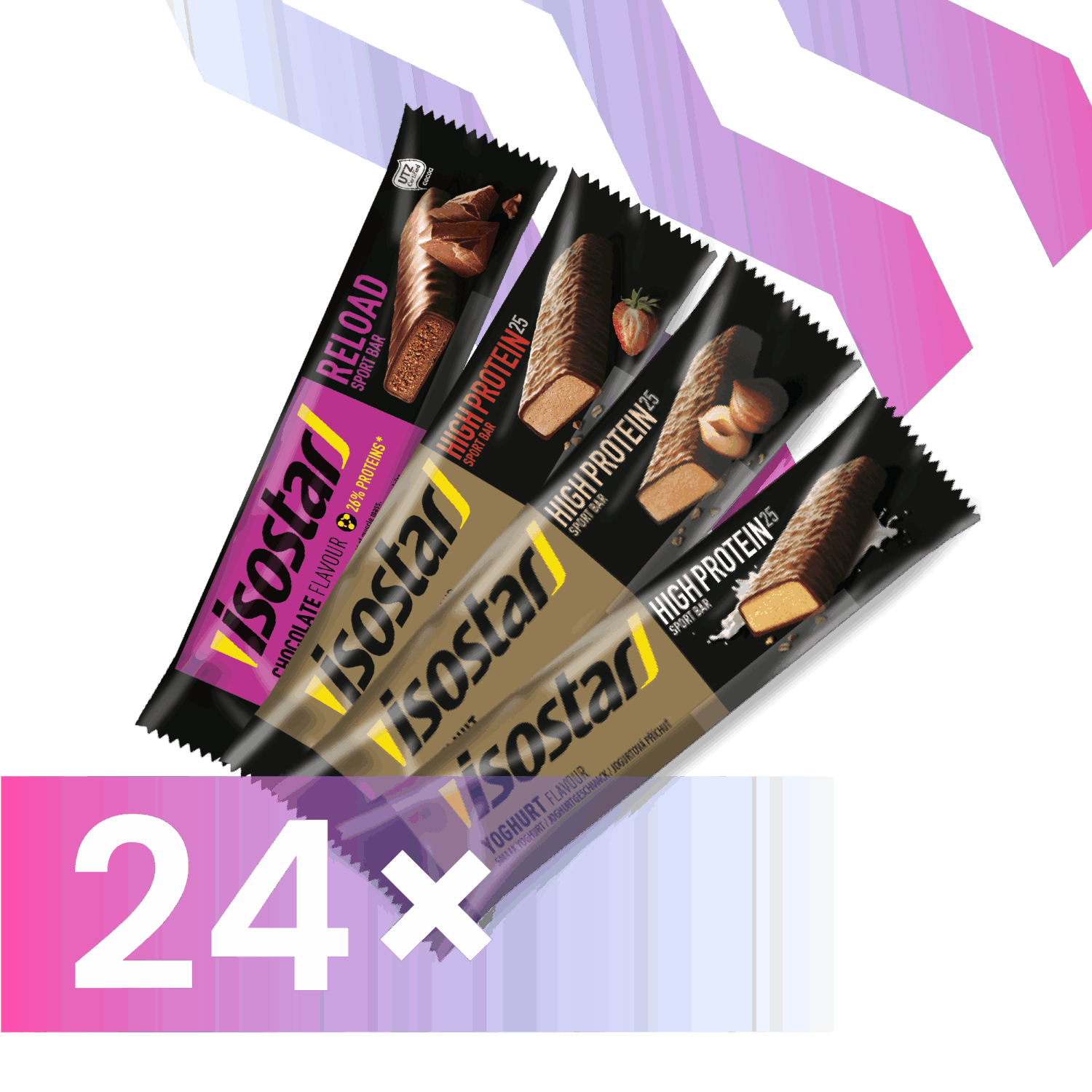 Isostar proteīna batoniņi x 24 - Outlet