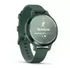 Garmin Lily 2 Active Jasper Green Jaspisroheline korpus jaspisrohelise silikoonrihmaga