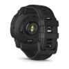 Garmin Instinct 3 Amoled Tactical Edition 50 mm Must musta kellarihmaga