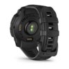 Garmin Instinct 3 Solar Tactical Edition 45 mm Must musta nägu - päikesepaneeliga