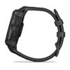 Garmin Instinct 3 Solar Tactical Edition 45 mm Must musta nägu - päikesepaneeliga