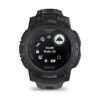 Garmin Instinct 3 Solar Tactical Edition 45 mm Must musta nägu - päikesepaneeliga