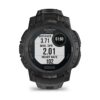 Garmin Instinct 3 Solar Tactical Edition 45 mm Must musta nägu - päikesepaneeliga