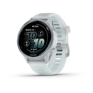Garmin Forerunner 570 Cloud Blue 42mm Pilvesinine alumiinium läbipaistva valge kivi/pilvesinise rihmaga