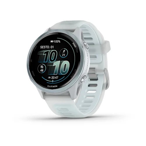 Garmin Forerunner 570 Cloud Blue 42mm Pilvesinine alumiinium läbipaistva valge kivi/pilvesinise rihmaga