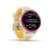 Garmin Forerunner 570 Raspberry 42mm Vaarika alumiiniumist läbipaistva luu/mango rihmaga