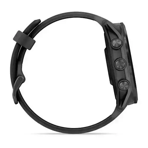 Garmin Forerunner 570 Slate Gray 47mm Sinihall alumiinium läbipaistva musta/musta rihmaga