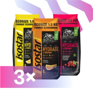 Isostar Hydrate & Perform Ecosize pulber 1.5kg x 3 