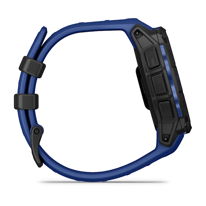 Garmin Instinct 3 Amoled Black Bolt Blue 45mm Must koos läikivsinise/musta rihmaga - amoled