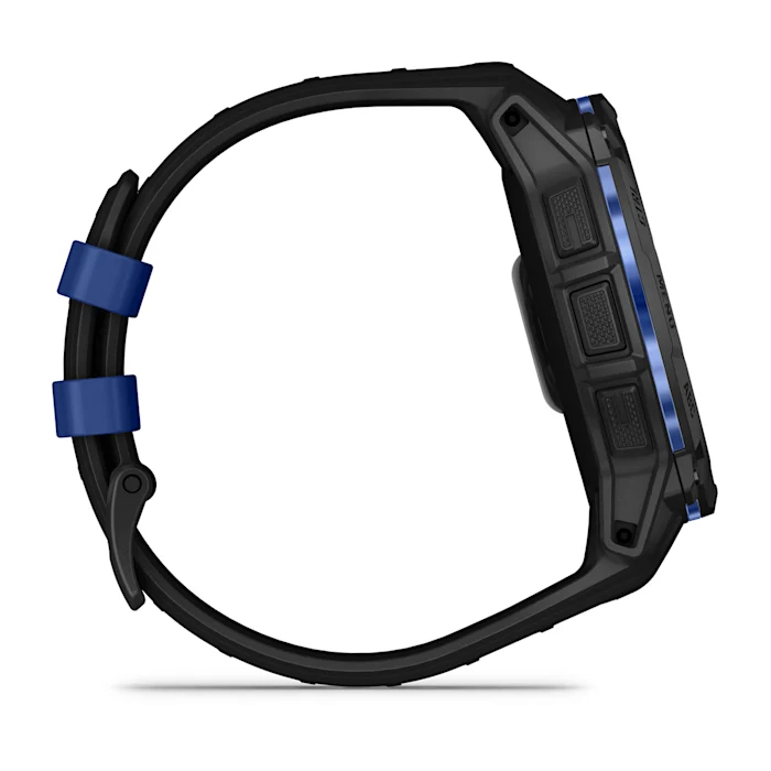 Garmin Instinct 3 Amoled Black Bolt Blue 50 mm Must koos läikivsinise/musta rihmaga - amoled
