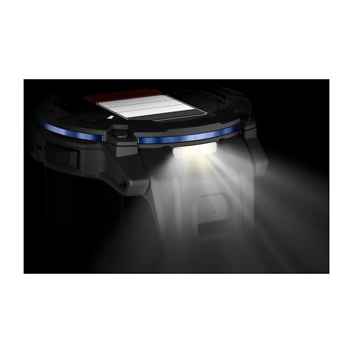 Garmin Instinct 3 Amoled Black Bolt Blue 50 mm Must koos läikivsinise/musta rihmaga - amoled