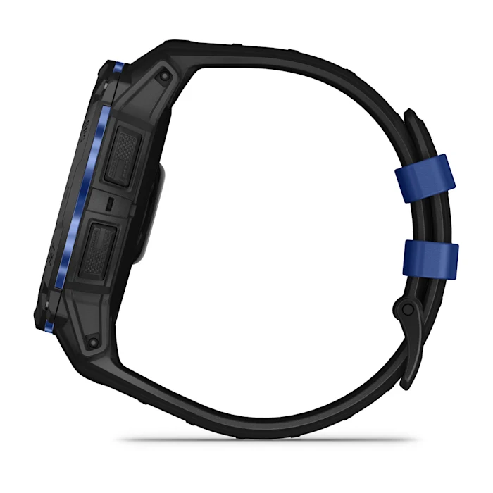 Garmin Instinct 3 Amoled Black Bolt Blue 50 mm Must koos läikivsinise/musta rihmaga - amoled