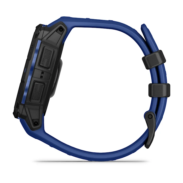 Garmin Instinct 3 Amoled Black Bolt Blue 45mm Must koos läikivsinise/musta rihmaga - amoled