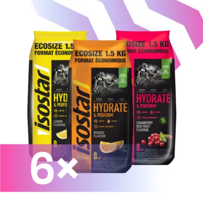 Isostar Hydrate & Perform Ecosize pulber 1.5kg x 6