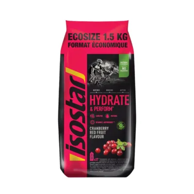 Isostar Ecosize Hydrate & Perform Cranberry pulber 1.5kg