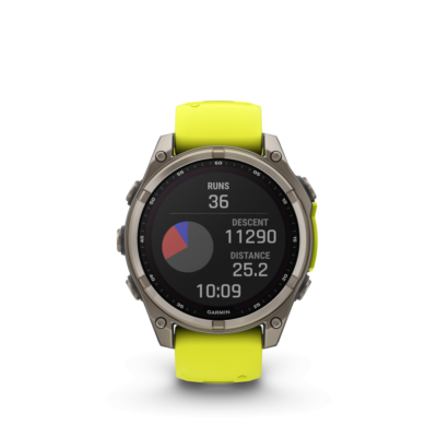 Garmin Fenix 8 Sapphire Solar Amp Yellow Graphite 47mm