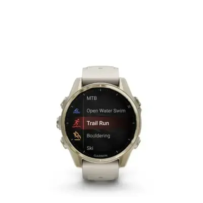 Garmin Fenix 8 AMOLED Sapphire Soft Gold Gray 43mm Garmin Fenix 8 AMOLED Sapphire Soft Gold Gray 43mm