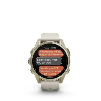 Garmin Fenix 8 AMOLED Sapphire Soft Gold Gray 43mm Garmin Fenix 8 AMOLED Sapphire Soft Gold Gray 43mm