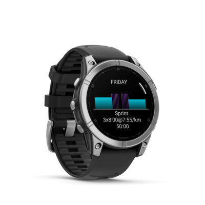 Garmin Fenix E AMOLED Stainless Steel Black 47mm