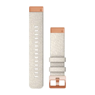 Garmin QuickFit 20 Watch Band Cream Nylon Rose Garmin QuickFit 20 Watch Band Cream Nylon Rose