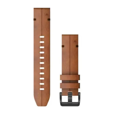 Garmin QuickFit 22 Watch Band Chestnut Leather Garmin QuickFit 22 Watch Band Chestnut Leather