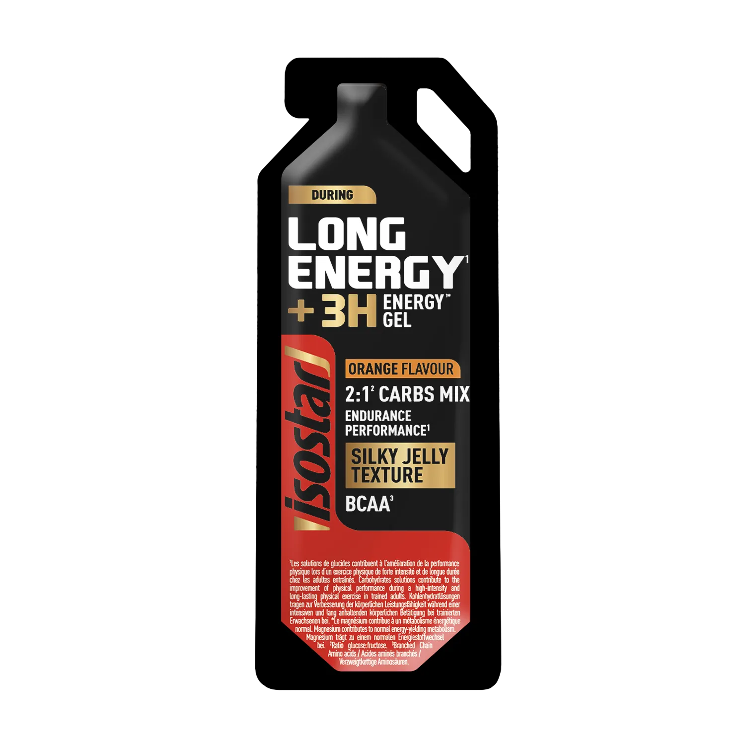 Isostar Long Energy Gel Orange 40g - Energiageelid ja kommid