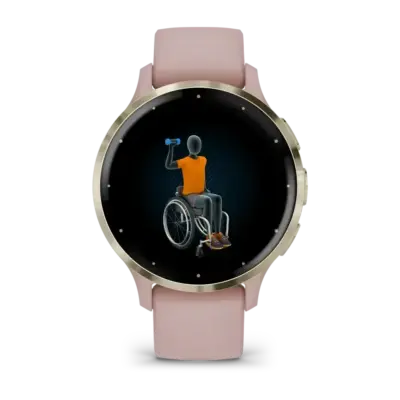 Garmin Venu 3S Pink Dawn Soft Gold