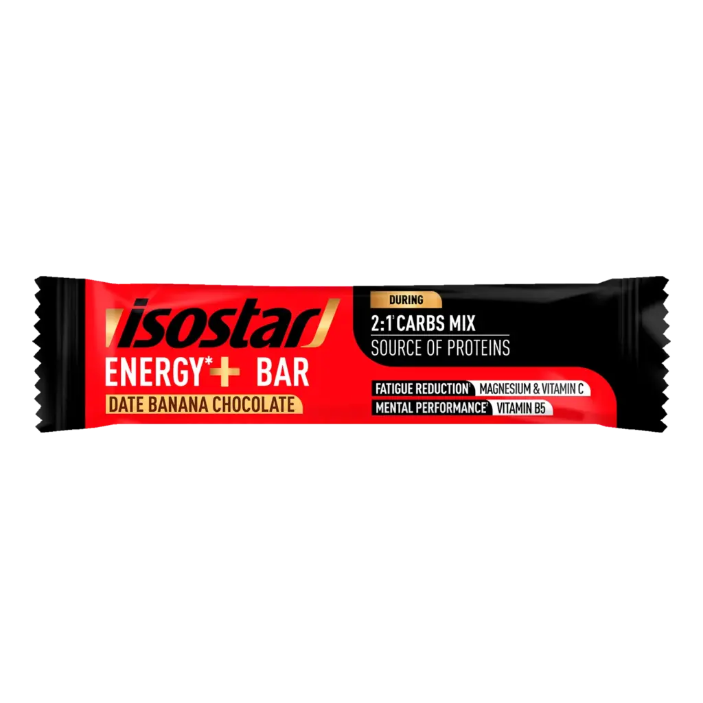 Isostar Long Energy+ Bar Date Banana Choc 32g