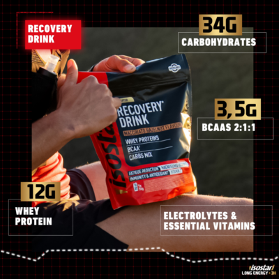 Isostar Long Energy Recovery Drink Macchiato 450g