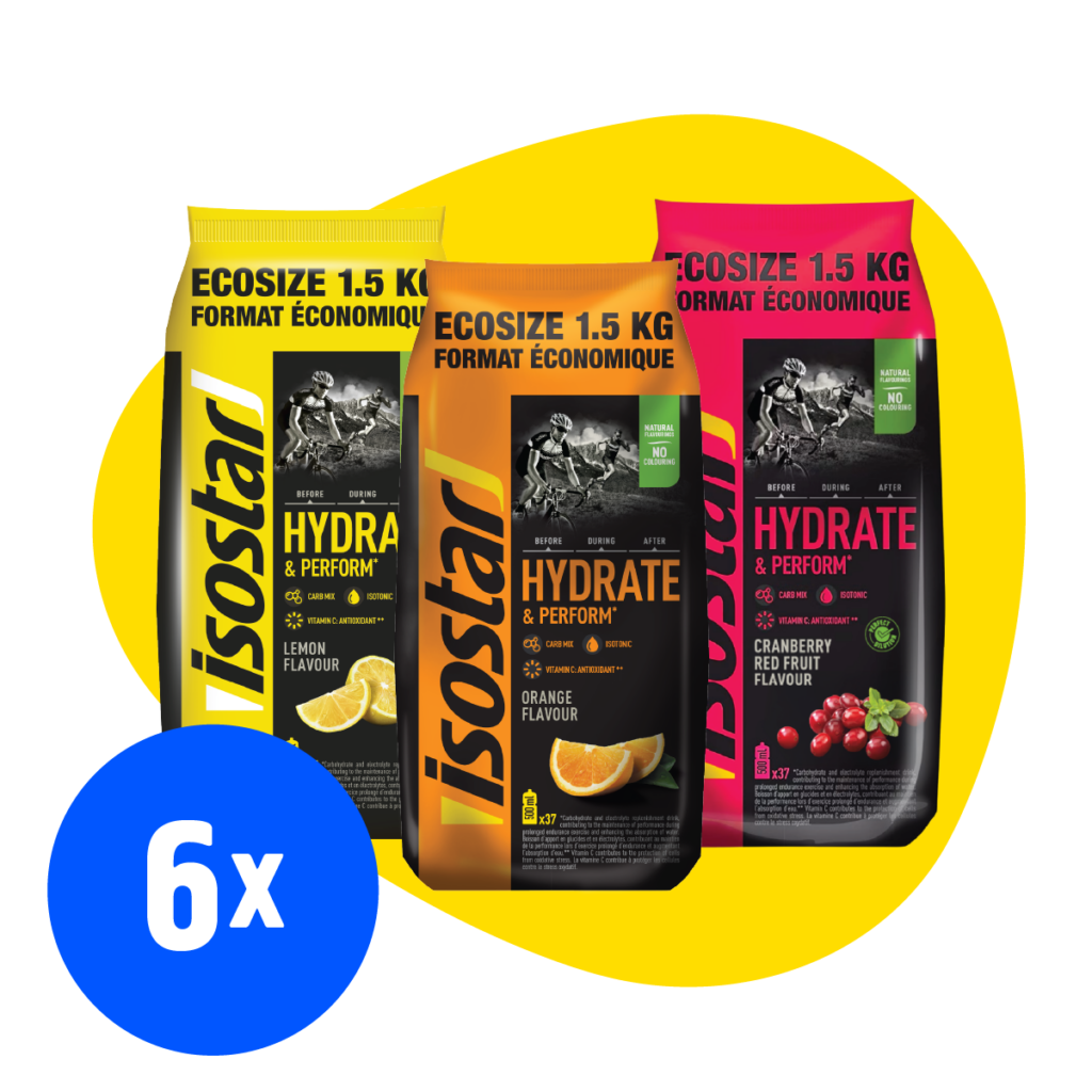 Isostar Hydrate & Perform Ecosize pulber 1.5kg x 6