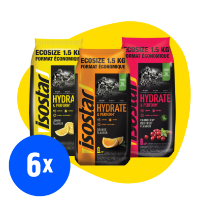 Isostar Hydrate & Perform Ecosize pulber 1.5kg x 6