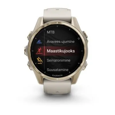 Garmin Fenix 8 AMOLED Sapphire Soft Gold Gray 43mm
