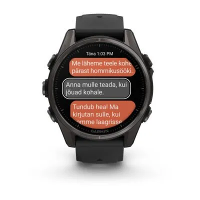 Garmin Fenix 8 AMOLED Sapphire Carbon Gray Black 43mm