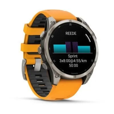 Garmin Fenix 8 AMOLED Sapphire Graphite Orange 47mm