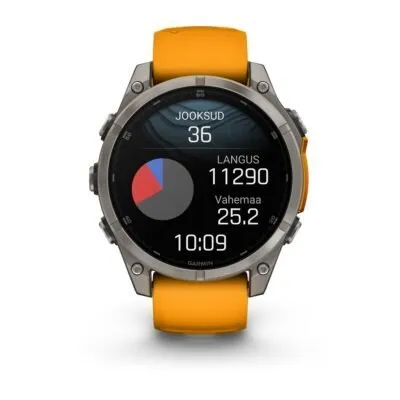Garmin Fenix 8 AMOLED Sapphire Graphite Orange 47mm