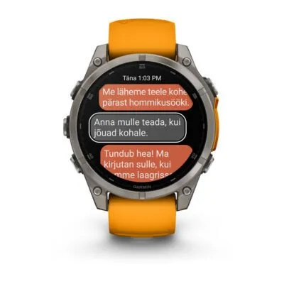 Garmin Fenix 8 AMOLED Sapphire Graphite Orange 47mm