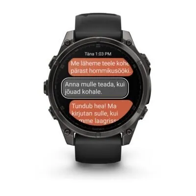 Garmin Fenix 8 AMOLED Sapphire Carbon Gray Black 47mm