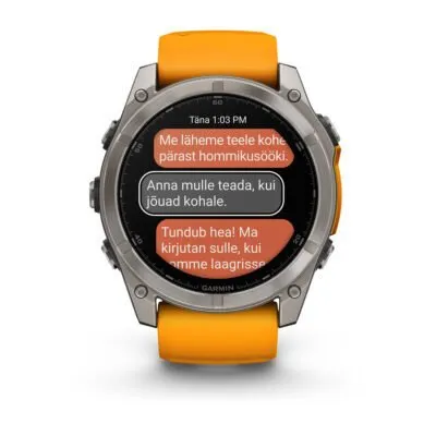 Garmin Fenix 8 AMOLED Sapphire Graphite Orange 51mm