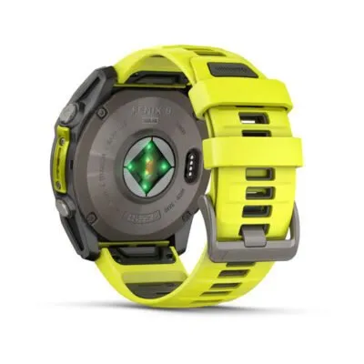 Garmin Fenix 8 Sapphire Solar Amp Yellow Graphite 51mm