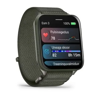 Garmin Venu X1 Titanium Moss
