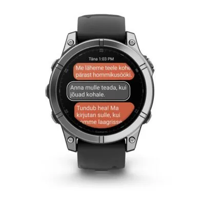 Garmin Fenix E AMOLED Stainless Steel Black 47mm