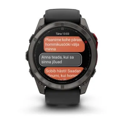Garmin Fenix 8 Pro MicroLED Sapphire Carbon Gray Black 51mm