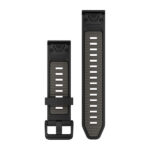 Garmin 010-13391-00 LV Garmin QuickFit 20 Watch Band Black / Pebble Gray Silicone rf