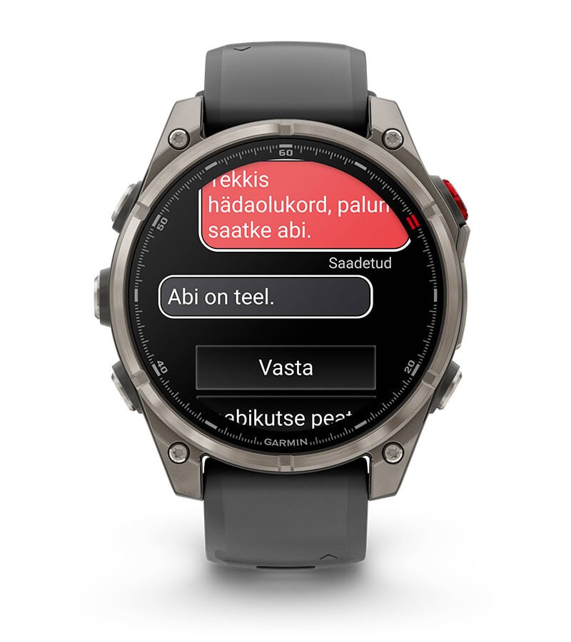 SOS JA KESKUS GARMIN RESPONSE℠